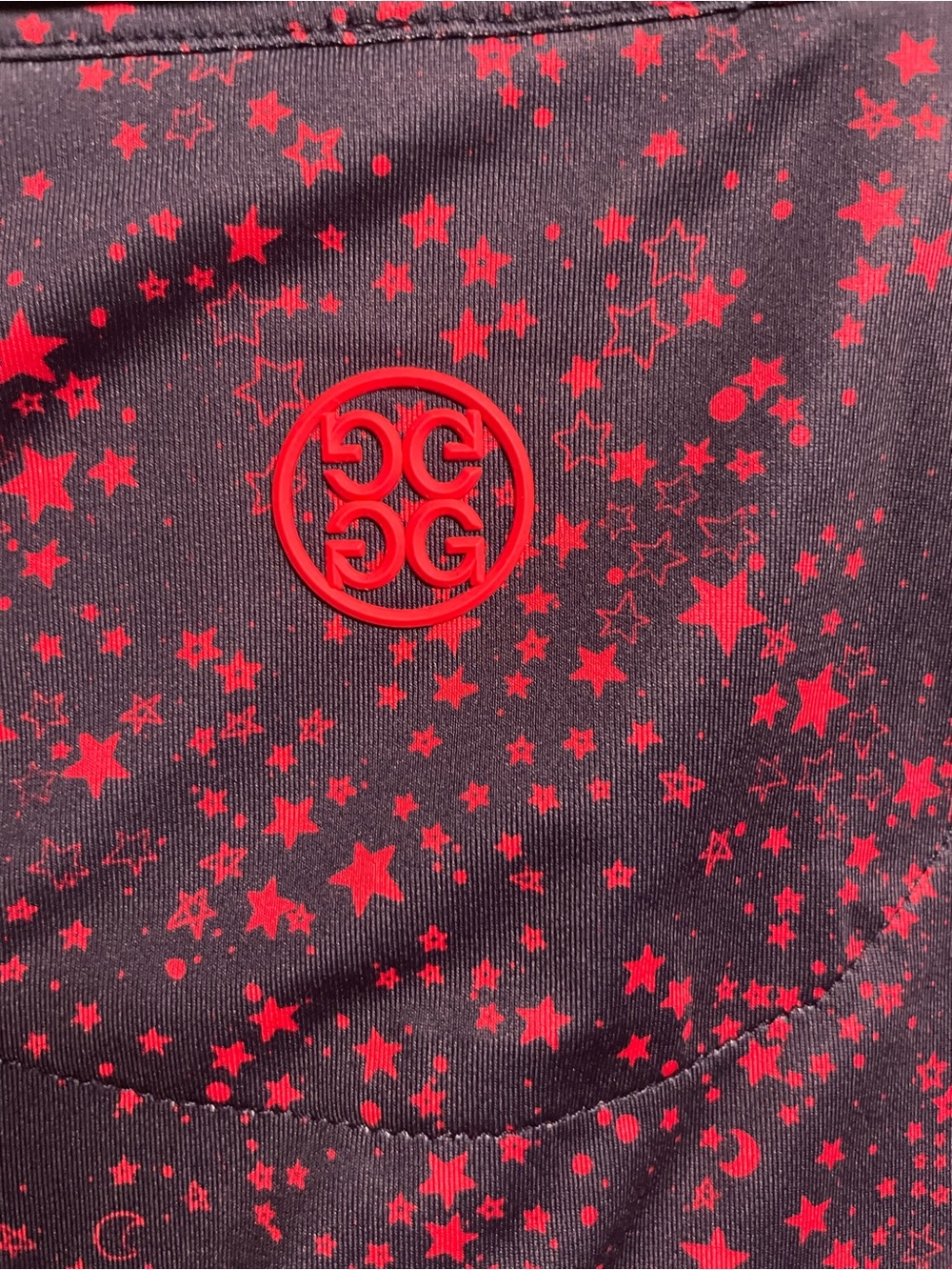 G/FORE Performance Polo Red Star Print - Picture 7 of 8